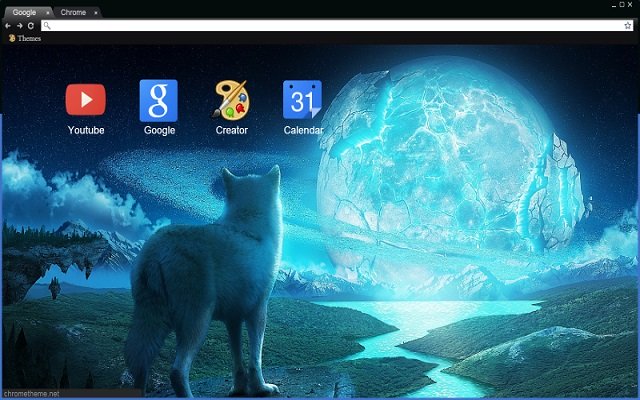 Loup et la planète de glace de la boutique en ligne Chrome seront exécutés avec OffiDocs Chromium en ligne