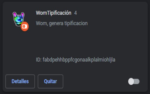 WomTipficación ຈາກ Chrome web store ທີ່ຈະດໍາເນີນການກັບ OffiDocs Chromium ອອນໄລນ໌