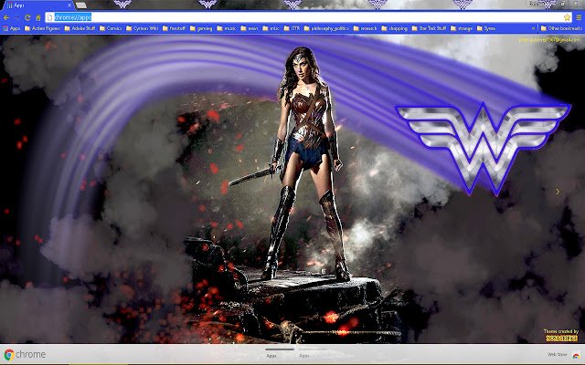 Wonder Woman Swoosh, Chrome web mağazasından 1600 piksel, OffiDocs Chromium çevrimiçi ile çalıştırılacak