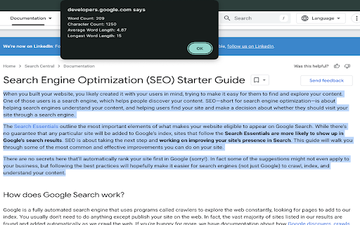 Word Counter Plus+  from Chrome web store to be run with OffiDocs Chromium online