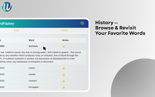 WordFactory  from Chrome web store to be run with OffiDocs Chromium online