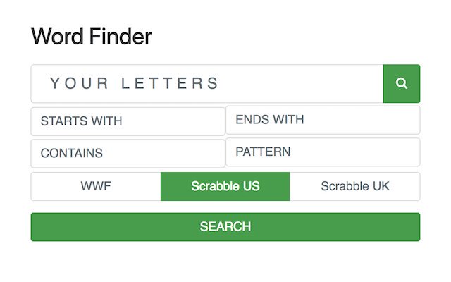 Word Finder mula sa WordTips mula sa Chrome web store na tatakbo sa OffiDocs Chromium online