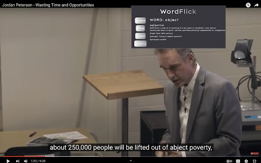 WordFlick  from Chrome web store to be run with OffiDocs Chromium online