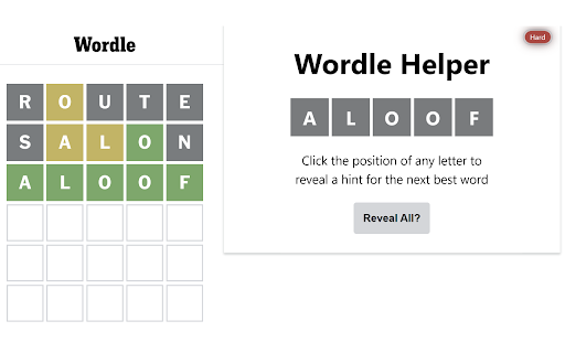 Wordle Assistant from Chrome web store to be run with OffiDocs Chromium online Wordle Assistant from Chrome web store to be run with OffiDocs Chromium online
