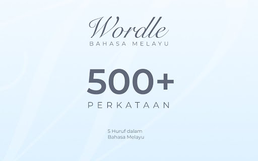 Wordle Bahasa Melayu  from Chrome web store to be run with OffiDocs Chromium online
