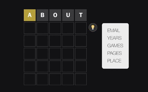 Wordle Predictor  from Chrome web store to be run with OffiDocs Chromium online