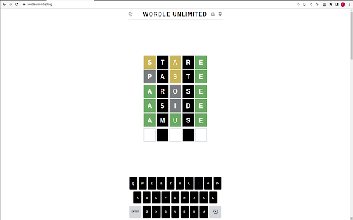 Wordle Unlimited Customizer  from Chrome web store to be run with OffiDocs Chromium online