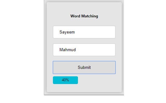 Word Matching  from Chrome web store to be run with OffiDocs Chromium online
