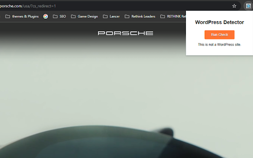 WordPress Detector  from Chrome web store to be run with OffiDocs Chromium online