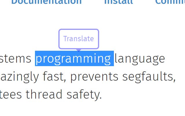 Chrome 网上商店的 WordReference 翻译器将与 OffiDocs Chromium 在线运行