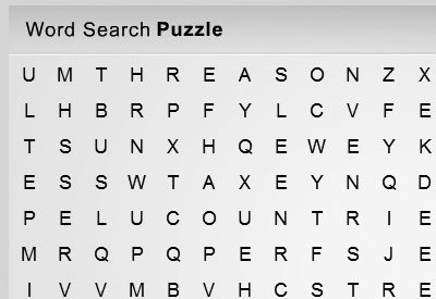 Word Search Puzzle  from Chrome web store to be run with OffiDocs Chromium online