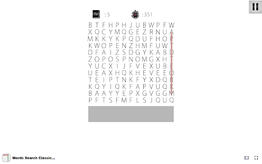 Words Search Classic Edition Find words in this puzzle!  from Chrome web store to be run with OffiDocs Chromium online