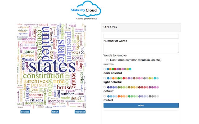 Word Tag Cloud from Chrome web store to be run with OffiDocs Chromium online Word Tag Cloud from Chrome web store to be run with OffiDocs Chromium online