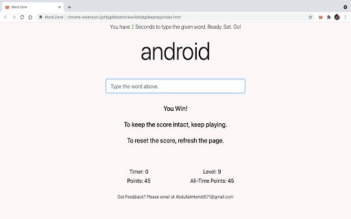 Word Zone  from Chrome web store to be run with OffiDocs Chromium online