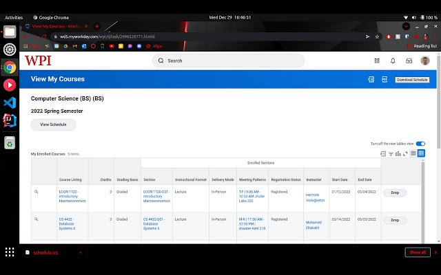 Workday Schedule Exporter  from Chrome web store to be run with OffiDocs Chromium online