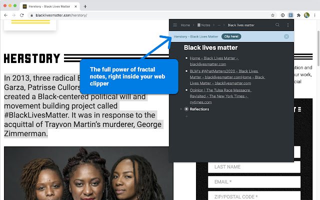 Workflowy Web Clipper  from Chrome web store to be run with OffiDocs Chromium online