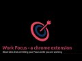 Work Focus از فروشگاه وب Chrome برای اجرای آنلاین با OffiDocs Chromium