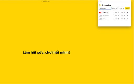 Working Time  from Chrome web store to be run with OffiDocs Chromium online