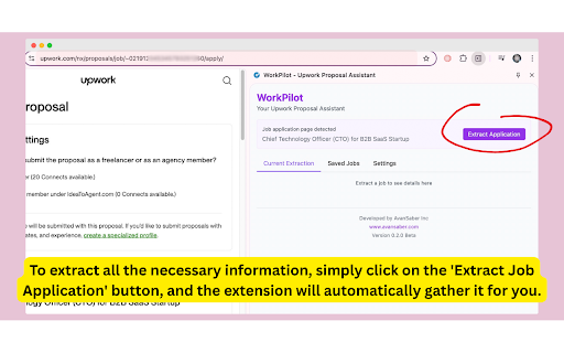 WorkPilot Upwork Proposal Assistant  from Chrome web store to be run with OffiDocs Chromium online