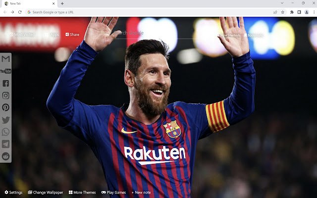 Chrome 网上商店的世界杯足球明星壁纸将通过 OffiDocs Chromium 在线运行