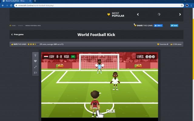 World Football Kick  from Chrome web store to be run with OffiDocs Chromium online