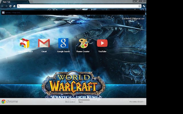 World of Warcraft: Wrath of the Lich King dari toko web Chrome untuk dijalankan dengan Chromium OffiDocs online