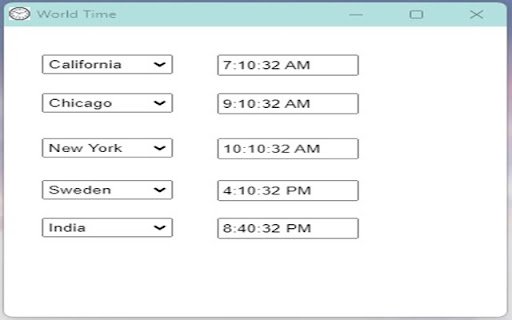 World Time by CoolDerive from Chrome web store to be run with OffiDocs Chromium online World Time by CoolDerive from Chrome web store to be run with OffiDocs Chromium online