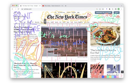 World Wide Walls  from Chrome web store to be run with OffiDocs Chromium online