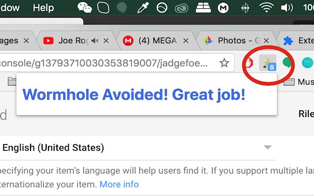 Wormhole Escaper  from Chrome web store to be run with OffiDocs Chromium online