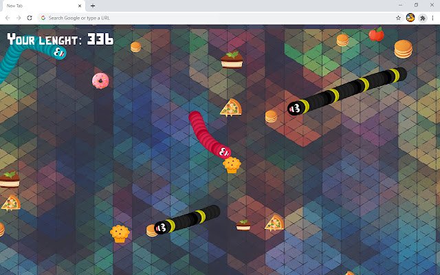 Chrome 网上商店的 Worms Zone io 游戏将通过 OffiDocs Chromium 在线运行