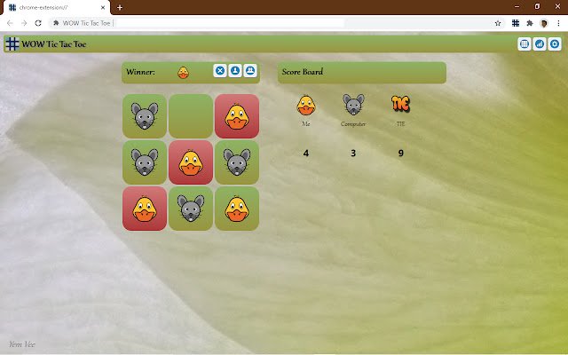 WOW Tic Tac Toe daripada kedai web Chrome untuk dijalankan dengan OffiDocs Chromium dalam talian