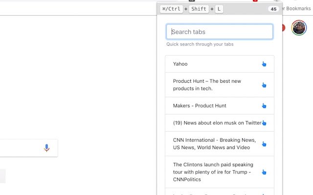 wquicktabs  from Chrome web store to be run with OffiDocs Chromium online