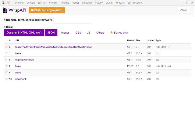 WrapAPI  from Chrome web store to be run with OffiDocs Chromium online