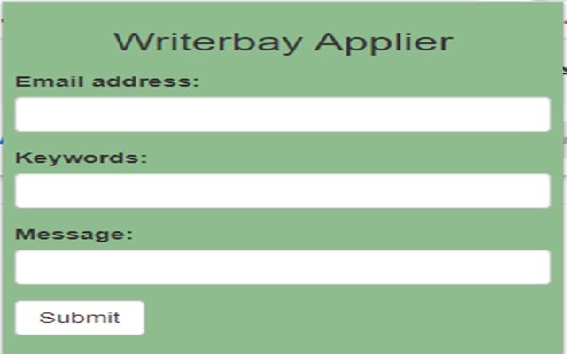 Writerbay Applier із веб-магазину Chrome, який можна запускати з OffiDocs Chromium онлайн