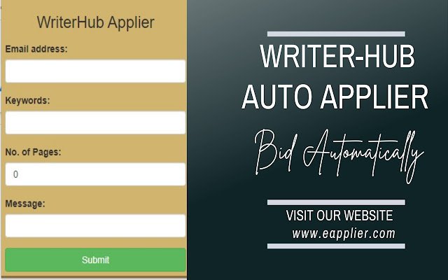 WriterHub Applier  from Chrome web store to be run with OffiDocs Chromium online