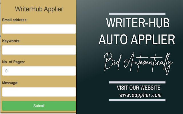 WriterHub Applier מחנות האינטרנט של Chrome שיופעל עם OffiDocs Chromium באינטרנט