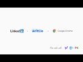 writi.io AI writing for LinkedIn and email  from Chrome web store to be run with OffiDocs Chromium online