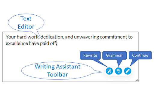 WritingAssistant  from Chrome web store to be run with OffiDocs Chromium online