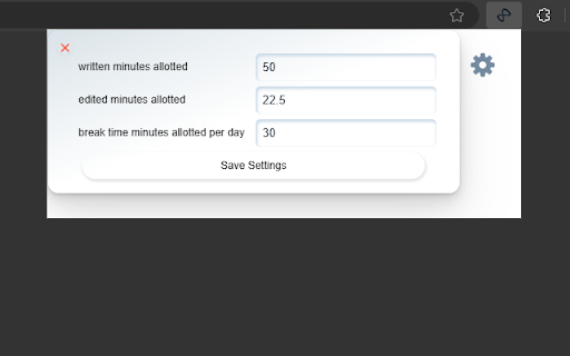 Writing Production Tracker  from Chrome web store to be run with OffiDocs Chromium online