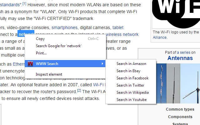 WWW Search  from Chrome web store to be run with OffiDocs Chromium online
