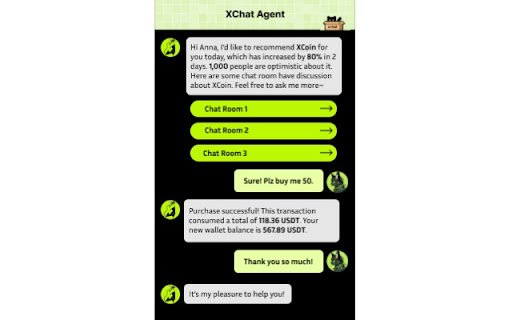 Xchat  from Chrome web store to be run with OffiDocs Chromium online