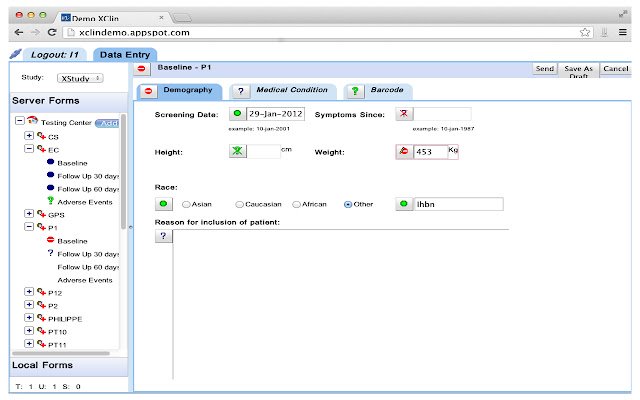 XClin  from Chrome web store to be run with OffiDocs Chromium online
