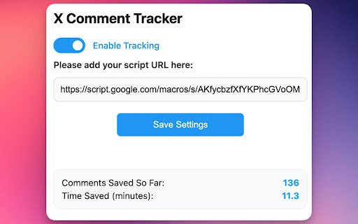 X Comment Saver  from Chrome web store to be run with OffiDocs Chromium online