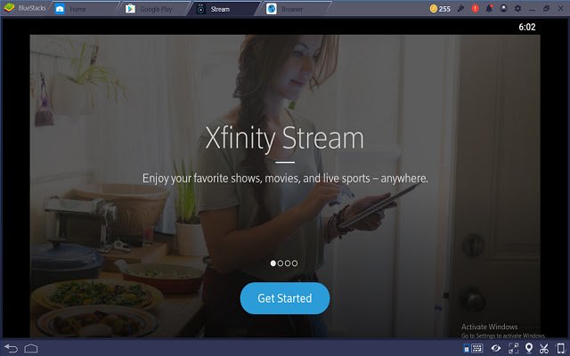 Xfinity Stream für PC aus dem Chrome-Webshop zur Ausführung mit OffiDocs Chromium online