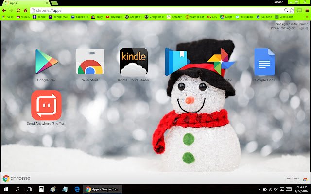 Xmas Frosty din magazinul web Chrome va fi rulat cu OffiDocs Chromium online