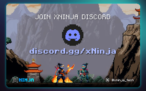 xNinja.Tech SocialFi 2.0 Game  from Chrome web store to be run with OffiDocs Chromium online