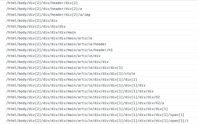 xpath all list up  from Chrome web store to be run with OffiDocs Chromium online
