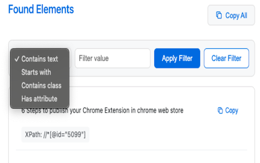 XPath Scraper from Chrome web store to be run with OffiDocs Chromium online XPath Scraper from Chrome web store to be run with OffiDocs Chromium online