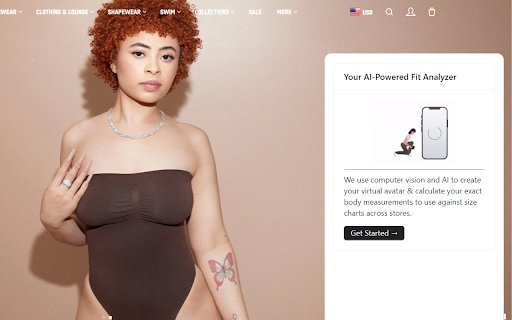 Xperience Shopping AI Fit Assistant  from Chrome web store to be run with OffiDocs Chromium online