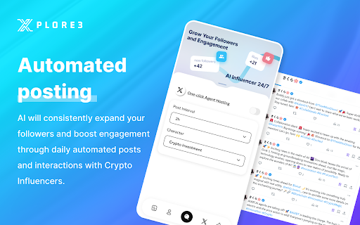 Xplore3: Web3 AlphaScout  X Assistant  from Chrome web store to be run with OffiDocs Chromium online